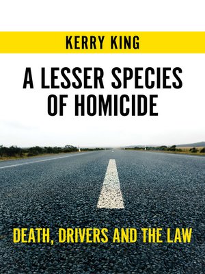 cover image of A Lesser Species of Homicide